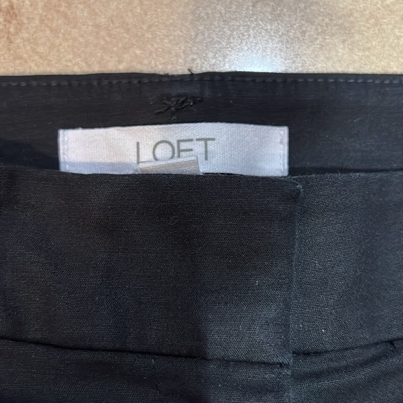 Black womans slacks 00 Petite, Loft Brand - Picture 2 of 4